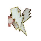Lightening Bolt Chenille Patches
