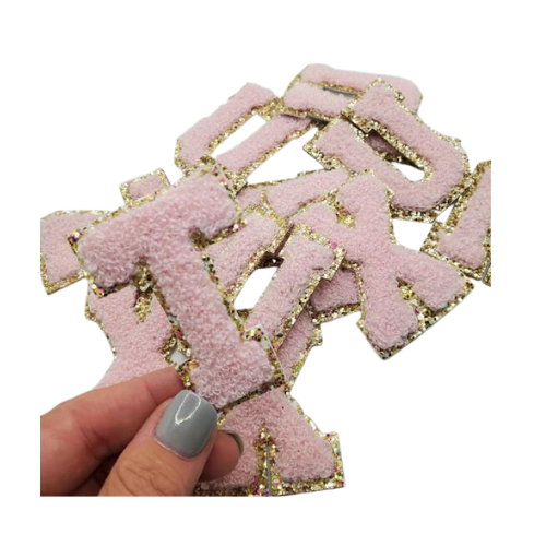 Chenille White Varsity Letter