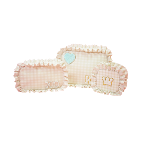 Ruffle Cosmetic Bag