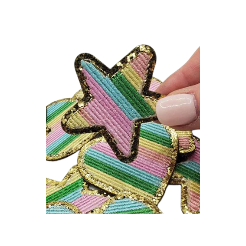 Rainbow Star Patches