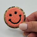 Smilie Face Chenille Patches